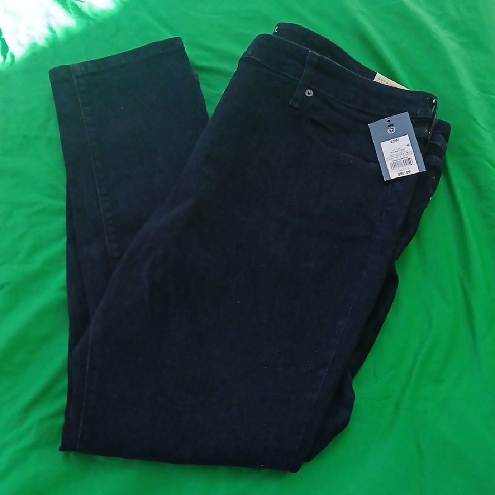 Universal Thread Women's Deep Blue Skinny Jeans